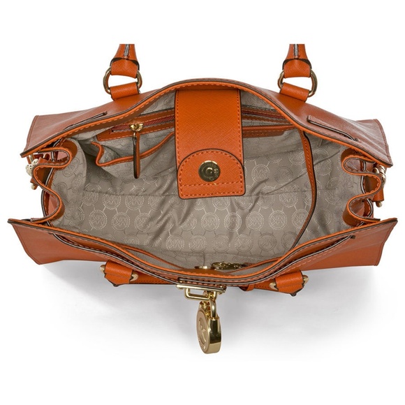 Michael Kors Hamilton PVC LG Signature Tote, Shoulder Bag $348 Vanilla #… - Picture 3 of 8